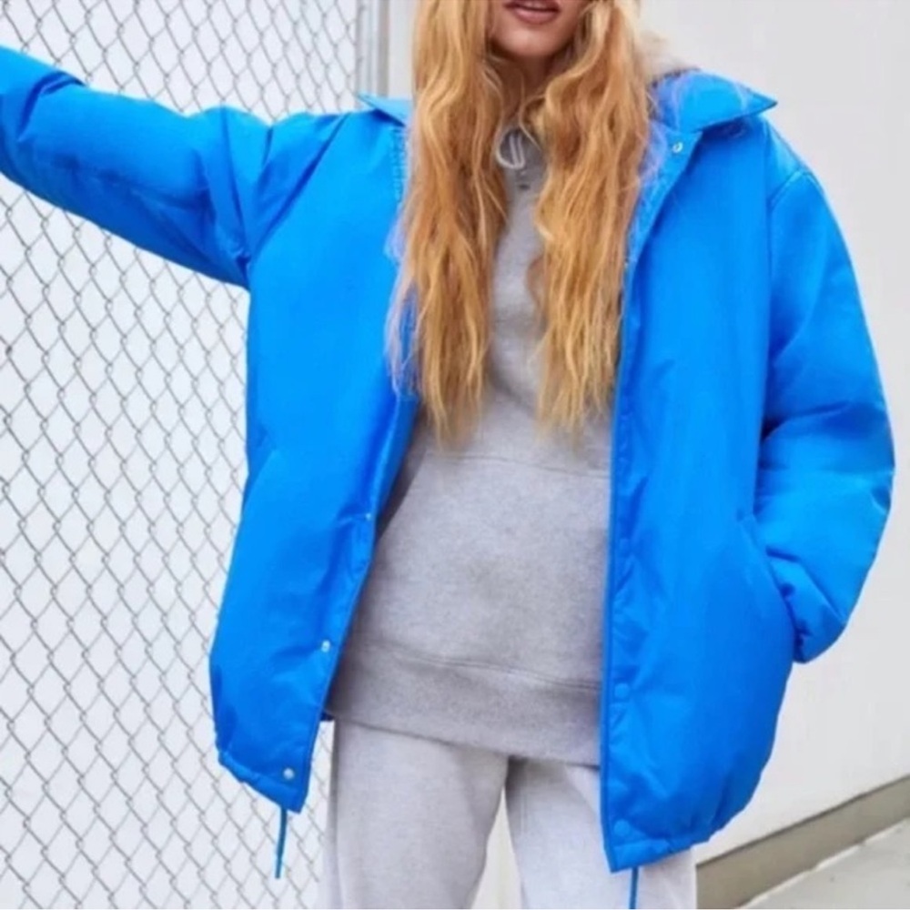 TNA Blue Varsity Coaches Jacket